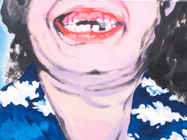 Adelisa Selimbašić, S-Forzata, 2021, 30 x 40 cm, Olio su tela<br />