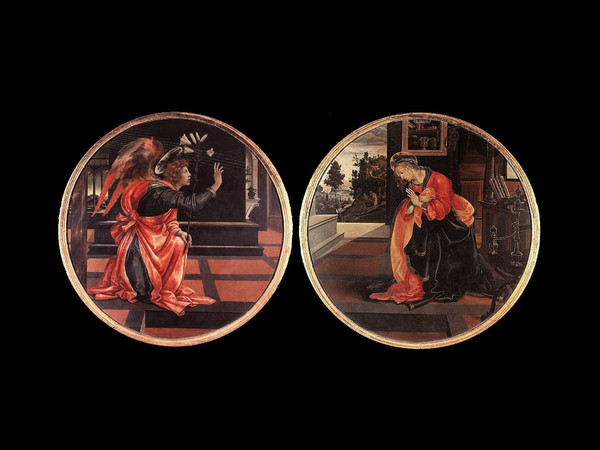 Filippino Lippi, Annunciazione, 1483-1484, Tempera su tavola, San Gimignano, Pinacoteca | Foto: © Bruno Bruchi, Siena | Courtesy of Comune di San Gimignano
