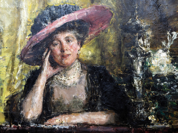 Antonio Mancini, Lady Phillips, 1909. Olio su tela, cm 90,1 x 76,5. Johannesburg Art Gallery, Johannesburg