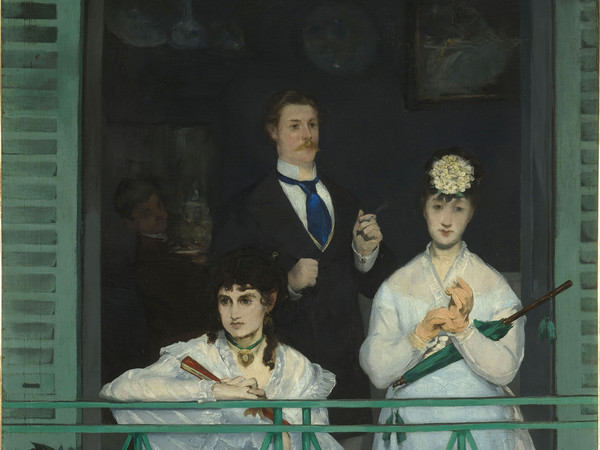 Édouard Manet, Il balcone, 1868-1869, Olio su tela, 125 x 170 cm, Parigi, Musée d’Orsay | © René-Gabriel Ojéda / RMN-Réunion des Musées Nationaux/ distr. Alinari