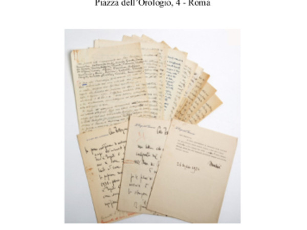 Le carte ritrovate, Archivio storico capitolino, Roma