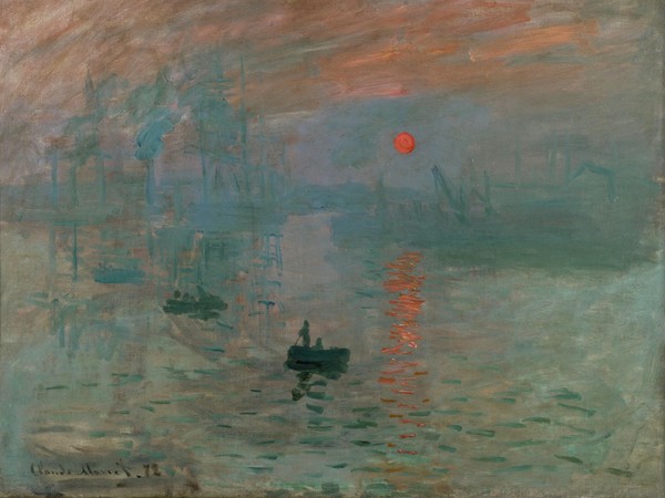 Claude Monet, Impressione, Levar del Sole, 1872, Olio su tela, 63 x 48 cm, Musée Marmottan Monet, Parigi