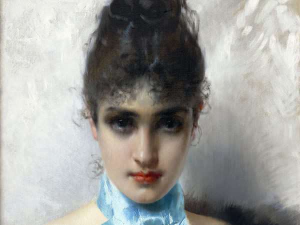 Vittorio Corcos, Ritratto di donna elegante, 1887