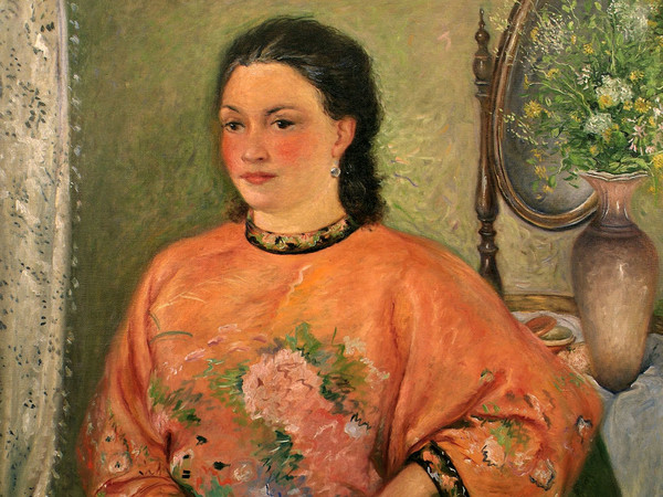 Mario Lannes, Il kimono rosa, 1938, Collezione d'arte della Fondazione CR Trieste