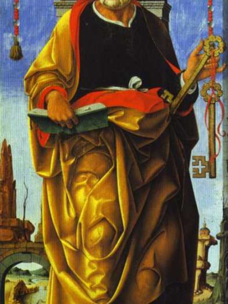 St. Peter. Side panel of the Grifoni Polyptych