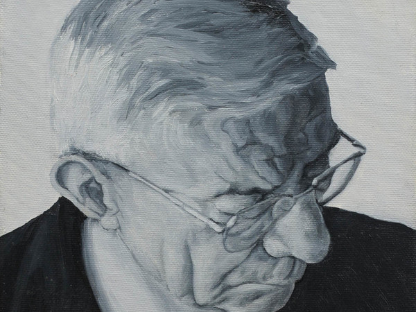 Mimmo Centonze, Il padre dell'artista I, 2002. Olio su tela, 24x30 cm