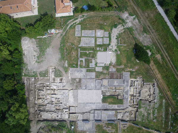 Resti romani del Fondo Cossar ad Aquileia. Foto di © Gianluca Baronchelli<br />