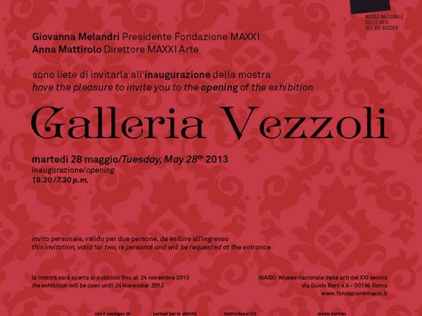 Francesco Vezzoli. Galleria Vezzoli, MAXXI - Museo nazionale delle arti del XXI secolo, Roma