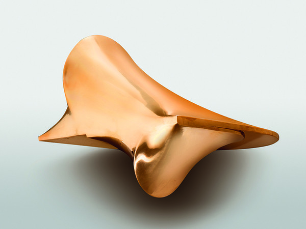 Agostino Bonalumi, Bronzo, 1969-2007. Fusione in bronzo, 40x40x25 cm