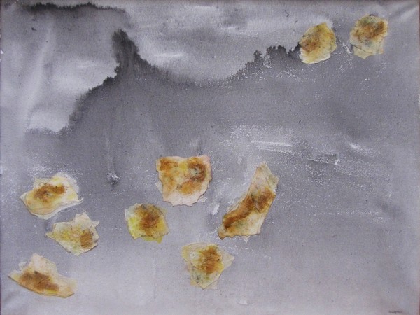 Sara Montani, Lucciola, lucciola lucciolina, 1999, acrilico e collage, 60x80 cm