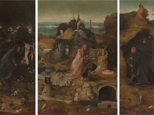 Jheronimus Bosch, Trittico degli Eremiti, ca. 1495-1505. Venezia, Gallerie dell’Accademia