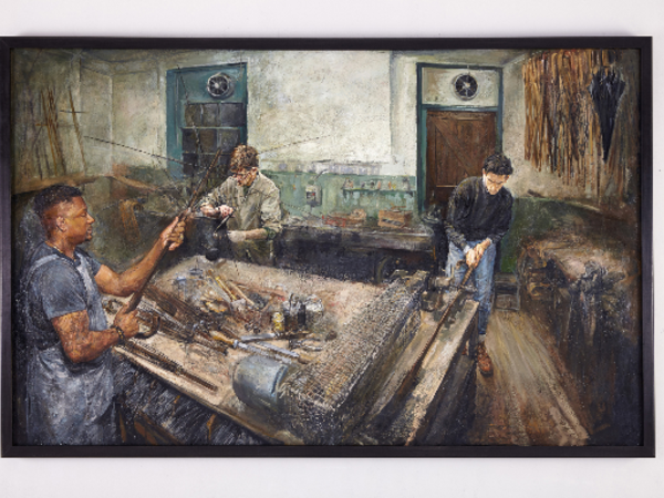Lewis Hazelwood‐Horner, Salt in Tea, 2015, Oil on canvas, 147 x 222 cm