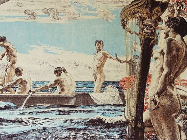 Otto Greiner, Ulisse e le sirene, 1896