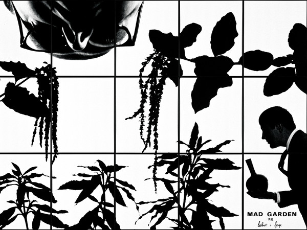 Gilbert & George, MAD GARDEN, 1982. Mixed Media, 241 x 250 cm. © The artist. Courtesy White Cube. UBS Art Collection