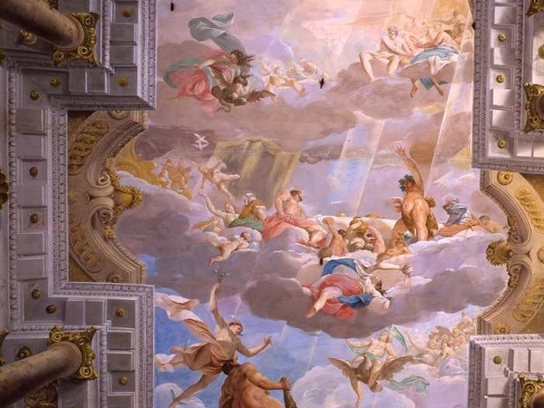 Affresco sala della Musica, Palazzo Mansi, Lucca