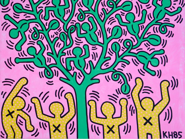 Keith Haring, <em>Tree of Life</em>, 1985, Collezione privata | Courtesy of Keith Haring Foundation