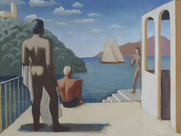 RAM (Ruggero Alfredo Michahelles), Île de Cythère, 1933, Paris, olio su tavola