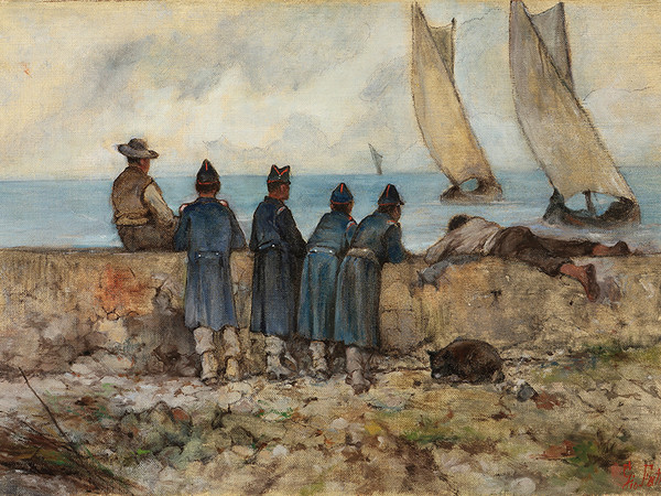 Giovanni Fattori, Reclute sul mare I Courtesy Forte di Bard