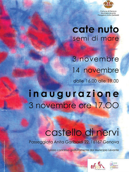 Cate Nuto. Semi di mare, Castello di Nervi, Genova