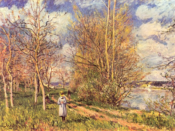 Alfred Sisley, The Small Meadow in Spring, 1880.