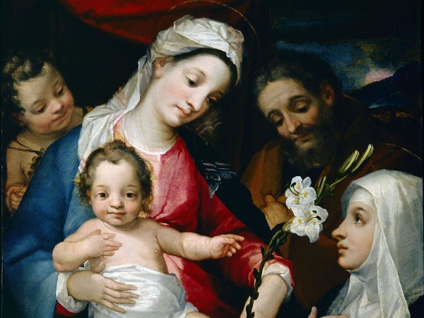 Alessandro Casolami, <em>Sacra Famiglia con San Giovannino e Santa Caterina d'Alessandria</em>