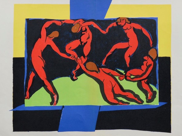 La Danse, 1938. Litografia a colori da papier gouache-découpé