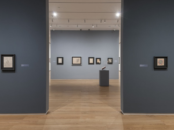 Installation view of “Silent Revolutions: Italian Drawings from the Twentieth Century” at the Menil Drawing Institute, The Menil Collection, Houston I Ph. Paul Hester