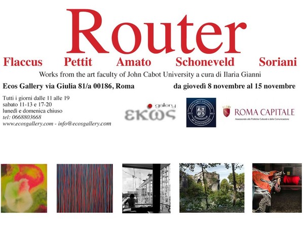 Router, Ecos Gallery, Roma