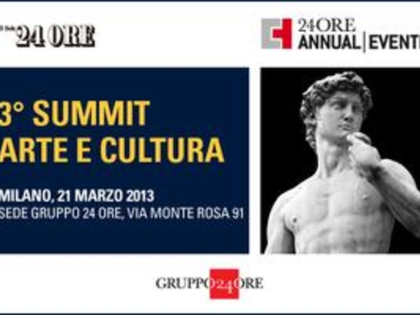 4° Summit Arte e Cultura, Sole 24 ORE, Milano