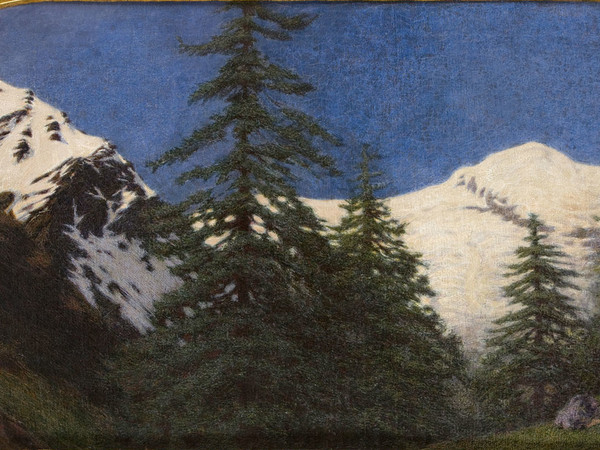Angelo Morbelli, Alta montagna, 1912. Olio su tela, 68 x 125,5 cm