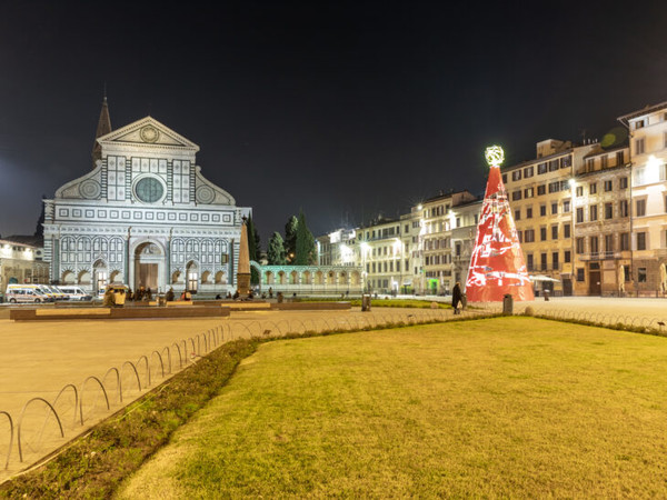 Domenico Bianchi, Three Artist Trees, Piazza Santa Maria Novella, Firenze I Ph. Nicola Neri