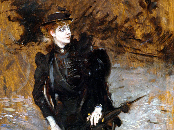 Giovanni Boldini, Ritratto della signora Enrichetta Allegri, 1894-1895. Olio su tavola, 34,5 x 26,5 cm