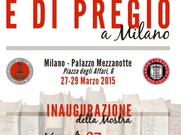 Libri Antichi e di Pregio a Milano 2015