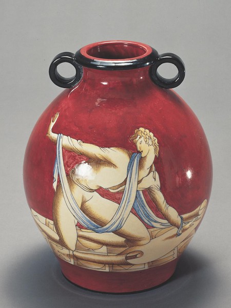 Gio Ponti: Figurazione classica, maiolica, Sesto Fiorentino, Museo Richard Ginori della Manifattura di Doccia