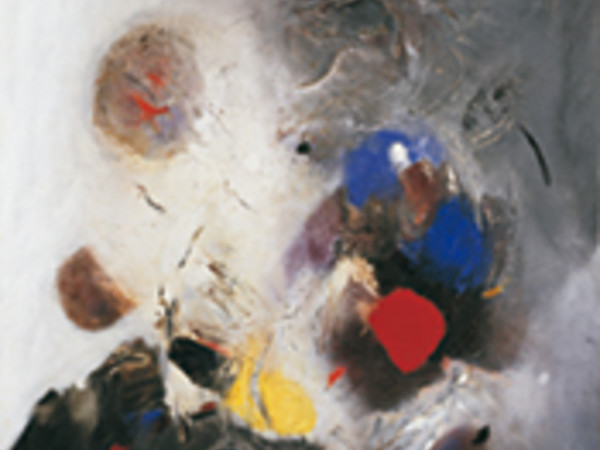 Edmondo Bacci, Avvenimento #247, 1956, olio con sabbia su tela, 140,2 x 140 cm. Collezione Peggy Guggenheim, Venezia 76.2553 PG 164 Edmondo Bacci, Avvenimento #247, 1956, olio con sabbia su tela, 140,2 x 140 cm. Collezione Peggy Guggenheim, Venezia 76.2553 PG 164