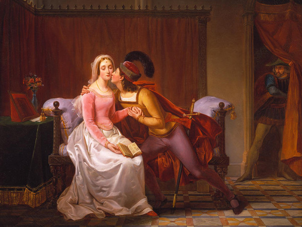 Louis Rubio Paolo e Francesca, 1831-1833, olio su tela, Collezione privata, Londra Louis Rubio Paolo e Francesca, 1831-1833, olio su tela, Collezione privata, Londra