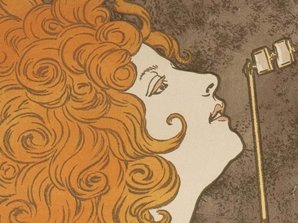 Eugène Grasset, Extravangance, 1897, Litografia a colori, 47.5 x 134 cm, Gretha Arwas Collection, Londra | © Arwas Archives