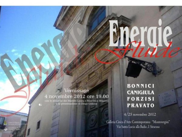 Energie fluide, Galleria Civica d'Arte Contemporanea Montevergini, Siracusa