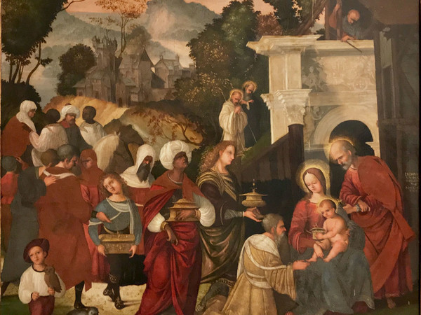 Ludovico Mazzolino, Adorazione dei Magi, Mamiano di Traversetolo, Fondazione Magnani-Rocca