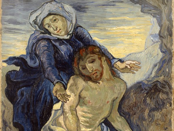 Vincent van Gogh, Pietà, 1889 circa, olio su tela, cm 41,5x34. Città del Vaticano, Musei Vaticani, inv. 23698. Foto © Governatorato dello Stato della Città del Vaticano-Direzione dei Musei