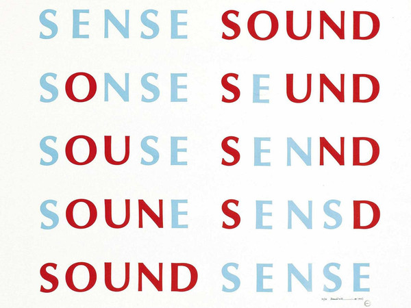 Emmett Williams, <em>Sense Sound (1955)</em>, 1989