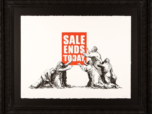 Banksy, Sale Ends Today, serigrafia su carta