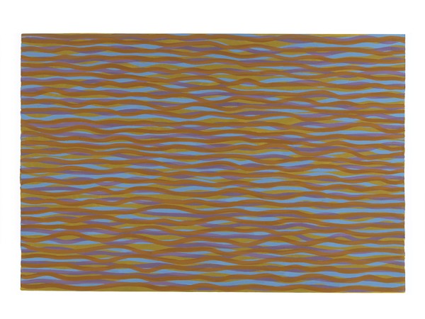 Sol LeWitt, Lines In Color, 2004, gouache su carta, 102x152.5 cm.