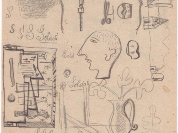 Atanasio Soldati, Disegno, 1947-1950, cm 25x175