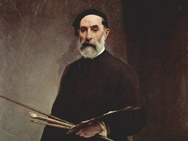 Autoritratto di Francesco Hayez a 69 anni, 1860