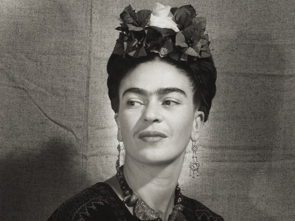 FRIDA. VIVA LA VIDA, Bernard Silberstein (1905 - 1999), United States, Frida Kahlo, 1940 circa, Stampata nel 1984, Stampa alla gelatina d'argento, Cincinnati Art Museum, Museum Purchase, 1986 / 580 | © Edward B. Silberstein | Courtesy of Ballandi Arts e Nexo Digital 2019