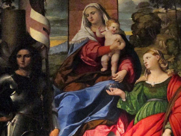 Madonna col Bambino e i ss. Giorgio, Lucia e angelo musicante