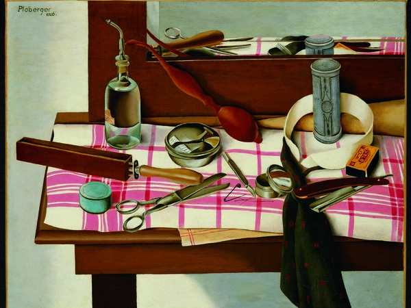 Herbert Ploberger, Dressing table (Toilettentisch), 1926. Olio su tela, 48x60,5 cm. © Herbert Ploberger, by SIAE 2015