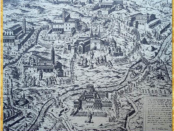 Antonio Lafréry, Le sette Chiese di Roma, 1575