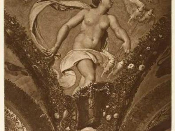 Braun, Clément&Co., Roma. Affreschi di Raffaello nella Loggia della Farnesina. Favola di Amore e Psiche (Venere ascende al cielo), 1870-1880 (1900 ca.). Istituto centrale per la grafica, Fondo Regia Calcografia